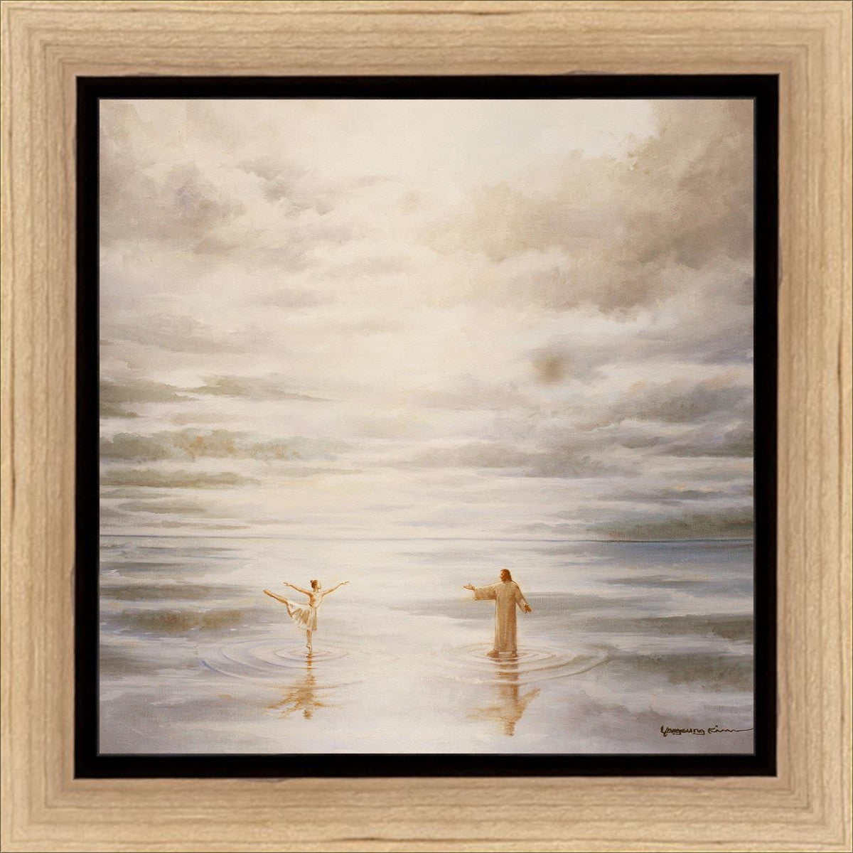 Water Dance Art Print - Stunning Gallery Wrap Canvas Wall Decor for Living Room, Bedroom & Office - Perfect for Home & Office Decor
