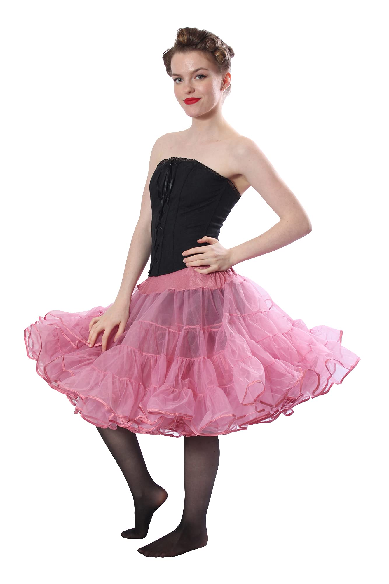 Vintage Style Luxury Petticoat for Women - Malco Modes Adult Crinoline Underskirt for Halloween Costumes, Party Wear, Cosplay & Vintage Fashion Outfits