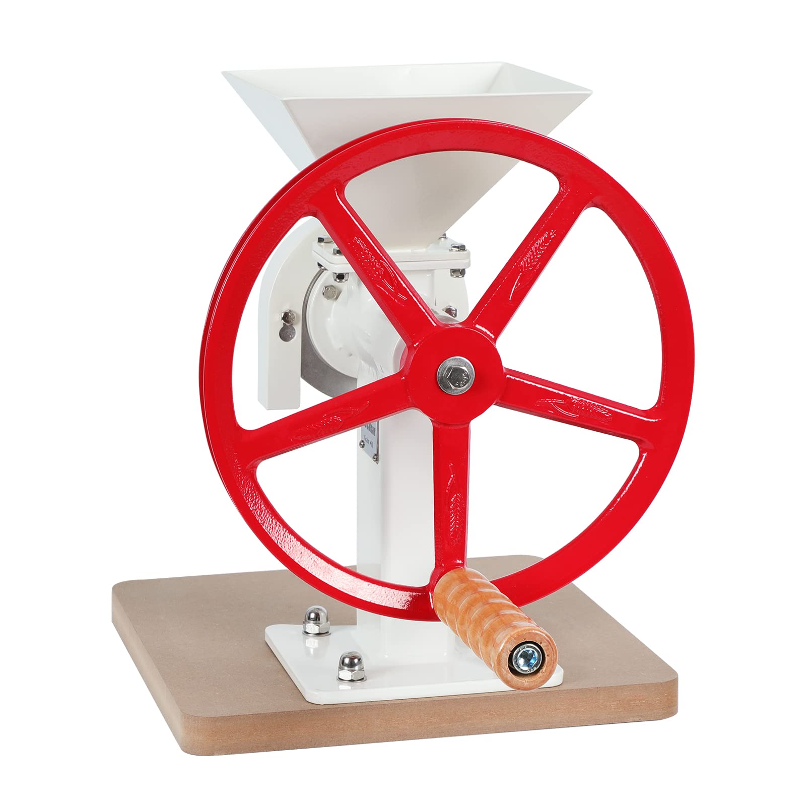 Premium Hand Crank Grain Mill - Stainless Steel Manual Flour Grinder for Wheat, Corn, Spices & Peanuts | Make Fresh Masa, Nut Butters & Whole Grain Flour | Perfect for Home Baking, Camping & Emergency Food Prep