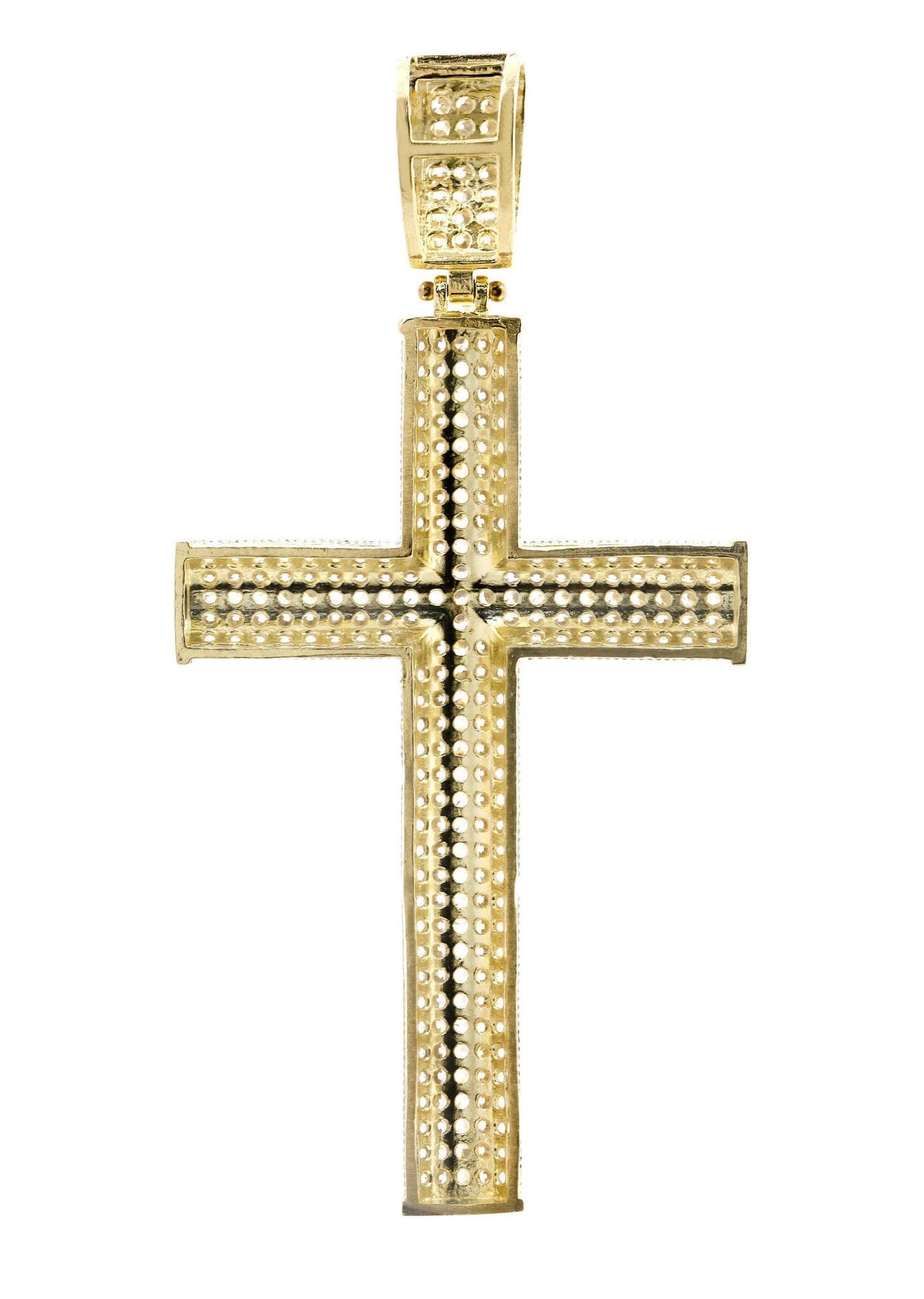 10K Gold Cross Pendant Necklace - 6.5 Grams Durable Religious Jewelry for Women & Men - Perfect for Baptism, Confirmation, and Everyday Wear