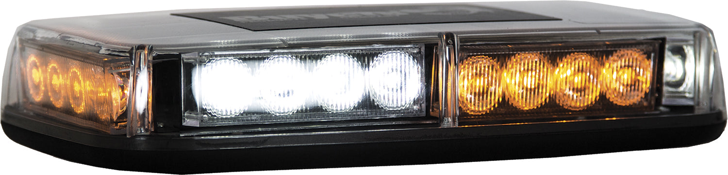 24 LED Mini Light Bar 12V DC Amber Clear - Durable Off-Road Lighting for Trucks, ATVs & Emergency Vehicles