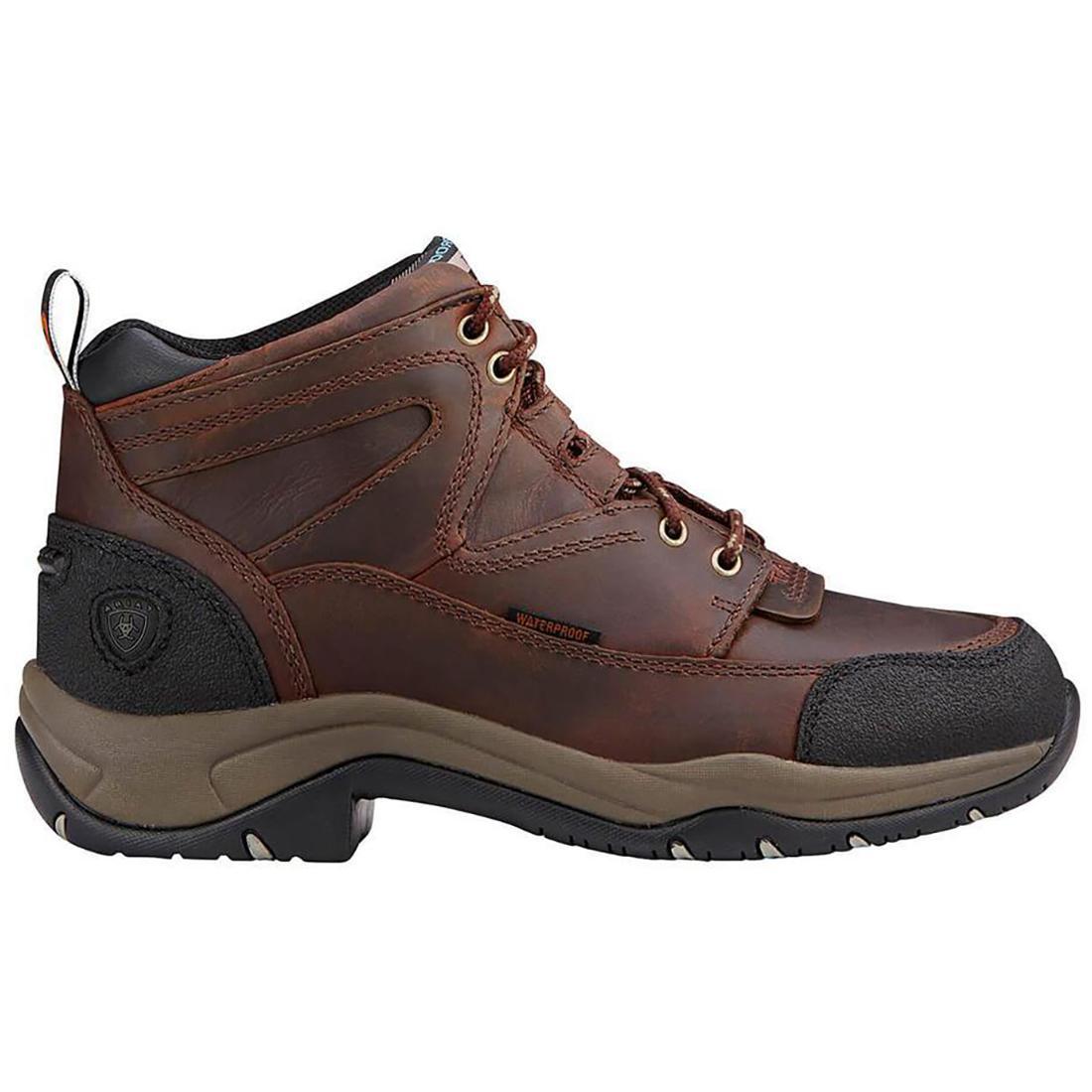 Copper Brown Waterproof Soft Toe Boots for Men & Women - Durable Outdoor Hiking, Hunting & Work Boots for All Weather Conditions