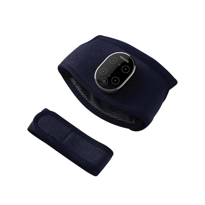 PHILIPS Knee Massager for Pain Relief - Electric Heating & Vibration Therapy for Arthritis, Joint Pain & Recovery - Perfect for Athletes, Seniors & Post-Surgery Use at Home or Office