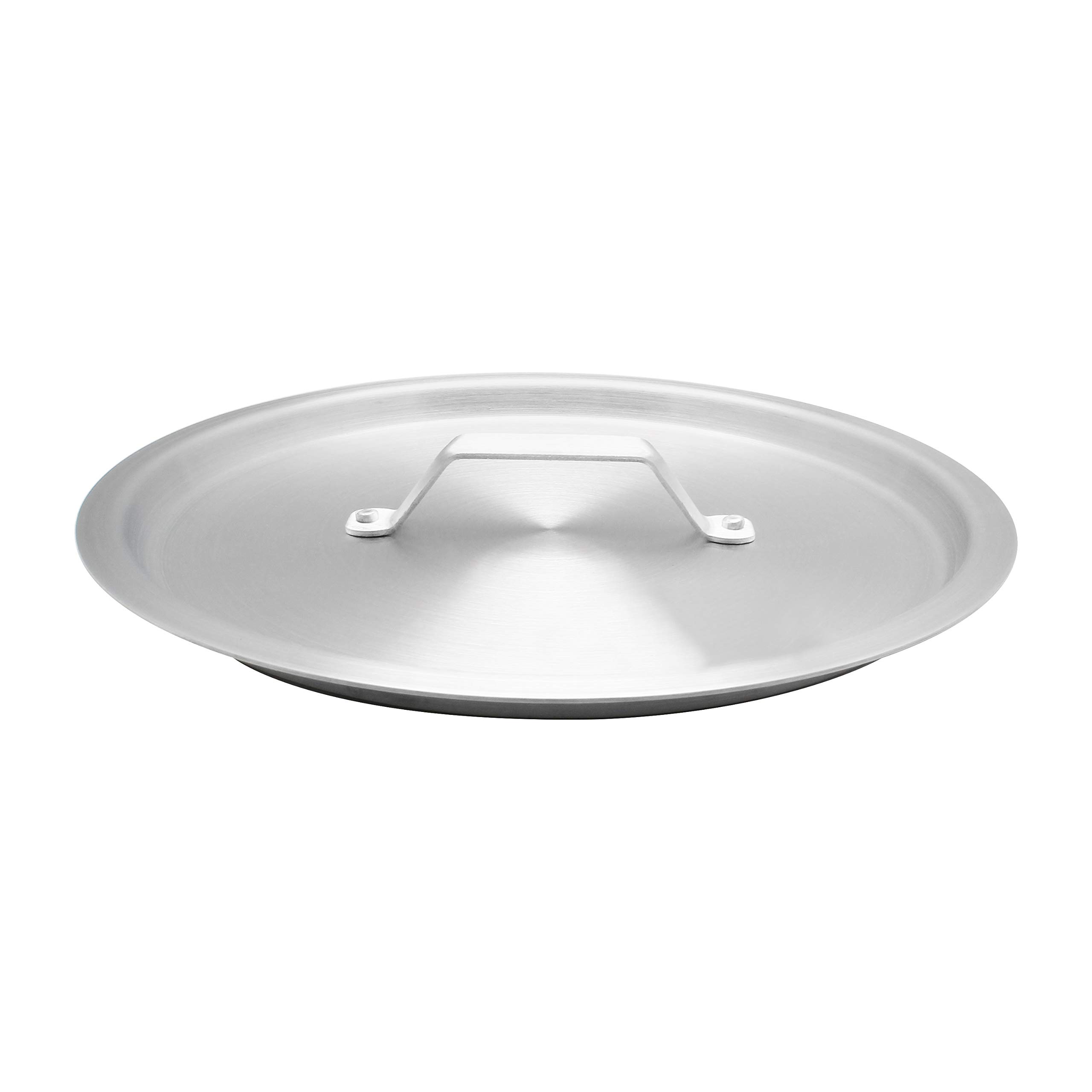 Thunder Group 200 Quart Stainless Steel Stock Pot Lid - Silver, Heavy Duty Commercial Kitchen Lid for Soup, Stew, and Cooking - Perfect for Restaurants, Catering, and Home Chefs