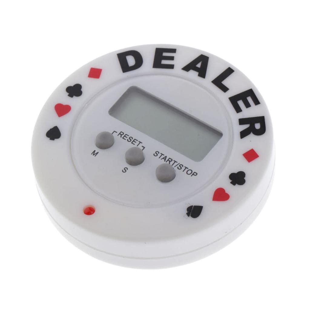 Homozy Digital LCD Timer with Large Round Screen - Countdown & Alarm Clock for Kitchen, Gym, Classroom, and Office Use