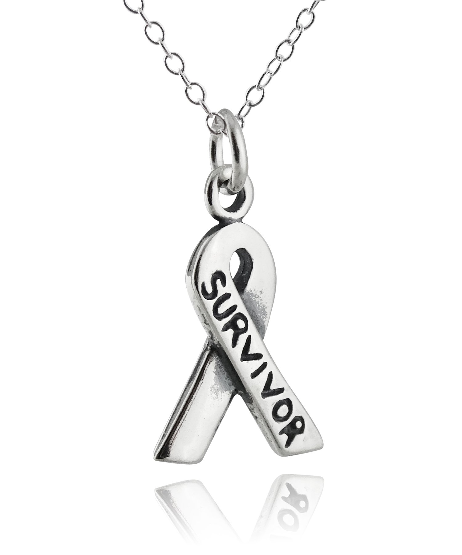 FashionJunkie4Life Unique Sterling Silver Pendant Necklace for Women - 18