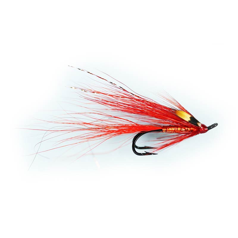 Caledonia Copper Devil Double Fly Fishing Lure - Premium Saltwater & Freshwater Fishing Bait for Bass, Trout, and Walleye - Ideal for Deep Sea, Lake, and River Fishing Adventures