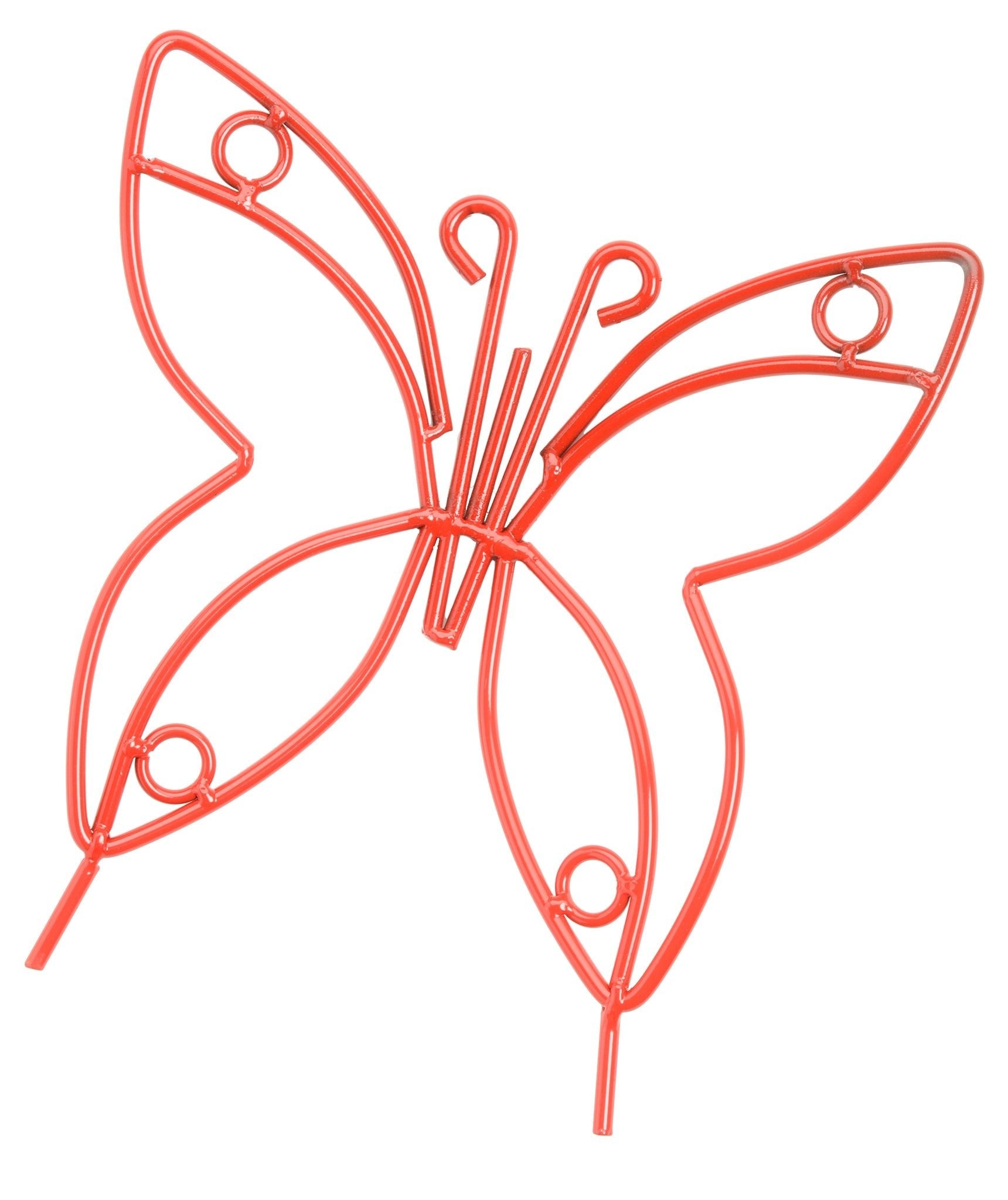 Handmade Wrought Iron Butterfly Garden Stake - Amish Crafted Lawn & Wall Decor in 3 Finishes | Outdoor Garden Decoration for Yard, Patio & Flower Beds