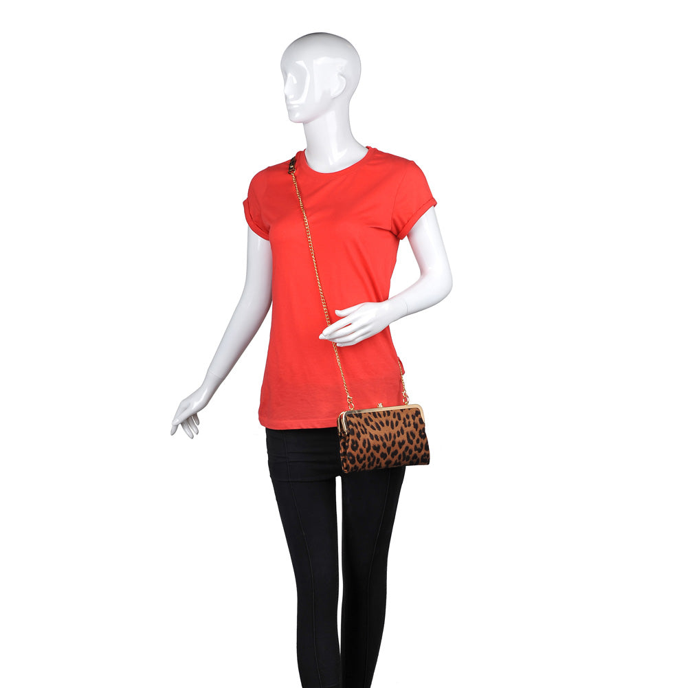 Alicia Genuine Leopard Print Wallet for Women - Stylish & Durable Fashion Accessory for Everyday Use, Travel, and Parties
