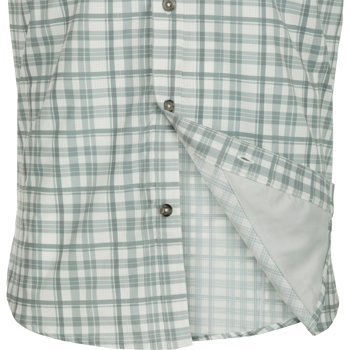 Hunter Creek Men's Plaid Short Sleeve Shirt - Casual Window Pane Checkered Button Down Top for Outdoor Activities, Work & Everyday Wear
