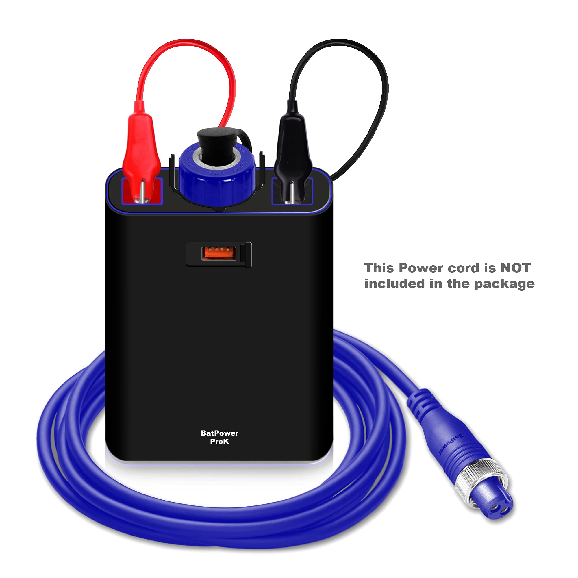 BatPower ProK Electric Fishing Reel Battery & Charger for Banax Kaigen 7000/1500/1000/500/300/150 - High Capacity Replacement Battery Pack for Saltwater & Freshwater Fishing - Perfect for Deep Sea Fishing, Trolling, and Offshore Angling