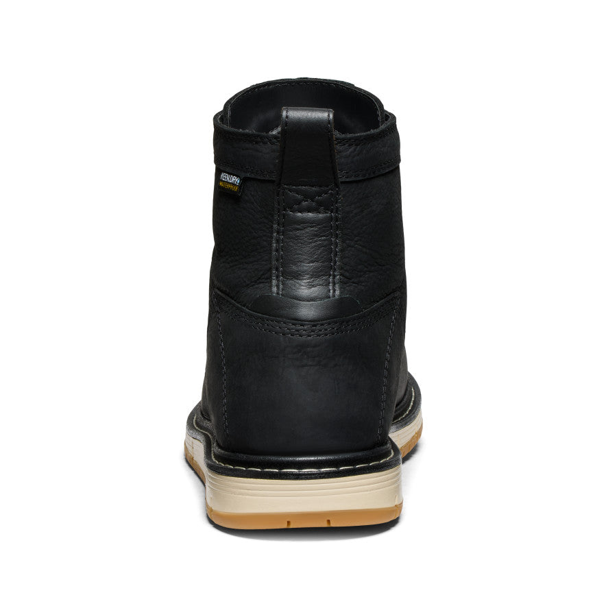 Men's San Jose 6 Waterproof Work Boots with Aluminum Safety Toe - Black/Gum Color for Construction, Hiking & Outdoor Activities