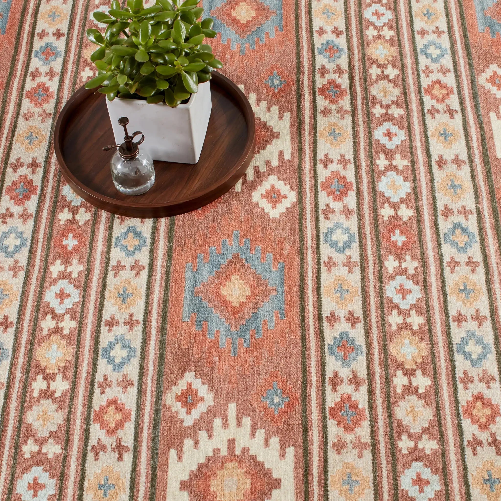 Canyon Natural Machine Washable Rug - Soft & Durable Area Rug for Living Room, Bedroom, Office - Eco-Friendly Home Decor