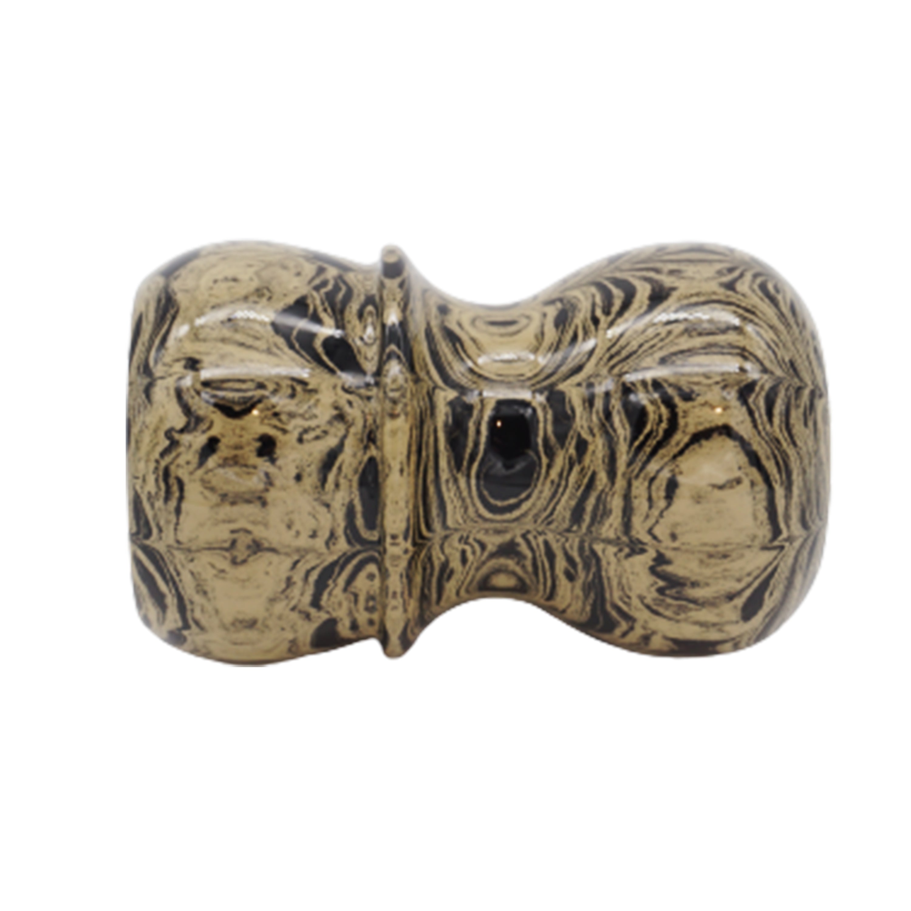 Premium Sand Ebonite Handcrafted Shaving Brush Handle - Fits 24mm & 26mm Knots - Perfect for Wet Shaving & Barber Shop Grooming Rituals