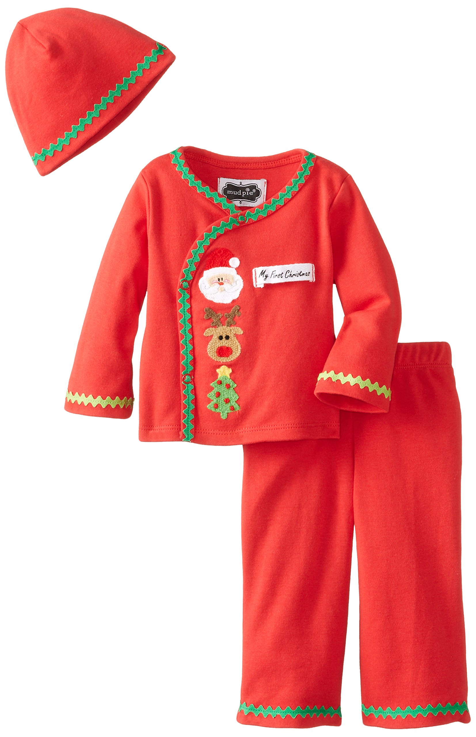 Adorable Mud Pie Unisex Baby Newborn Christmas Take Me Home Outfit Set - Perfect Holiday Gift for Newborns & Baby Showers