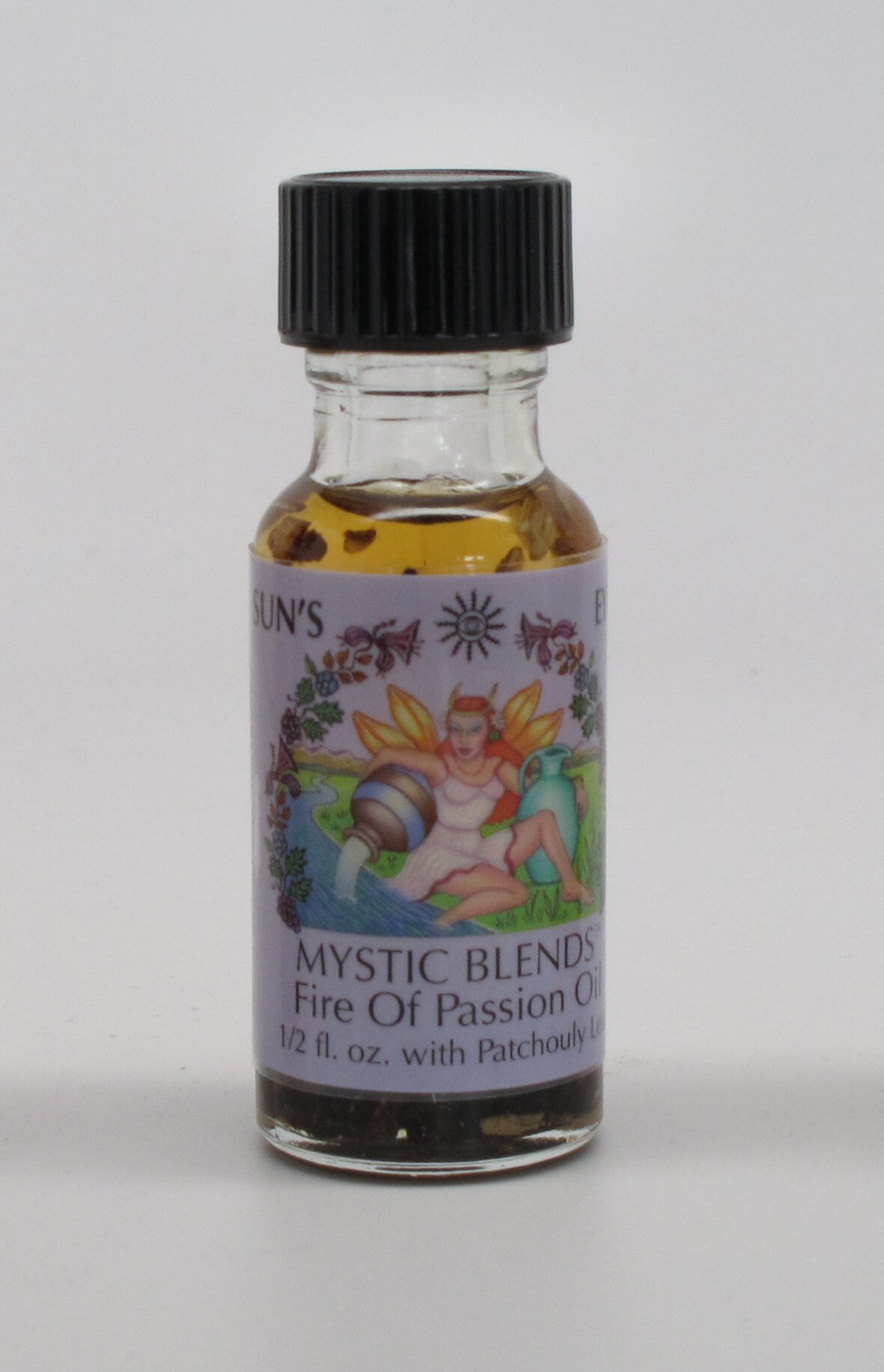 Fire of Passion - Sun's Eye Mystic Blends Essential Oils - 1/2 Ounce Bottle for Aromatherapy, Meditation & Relaxation