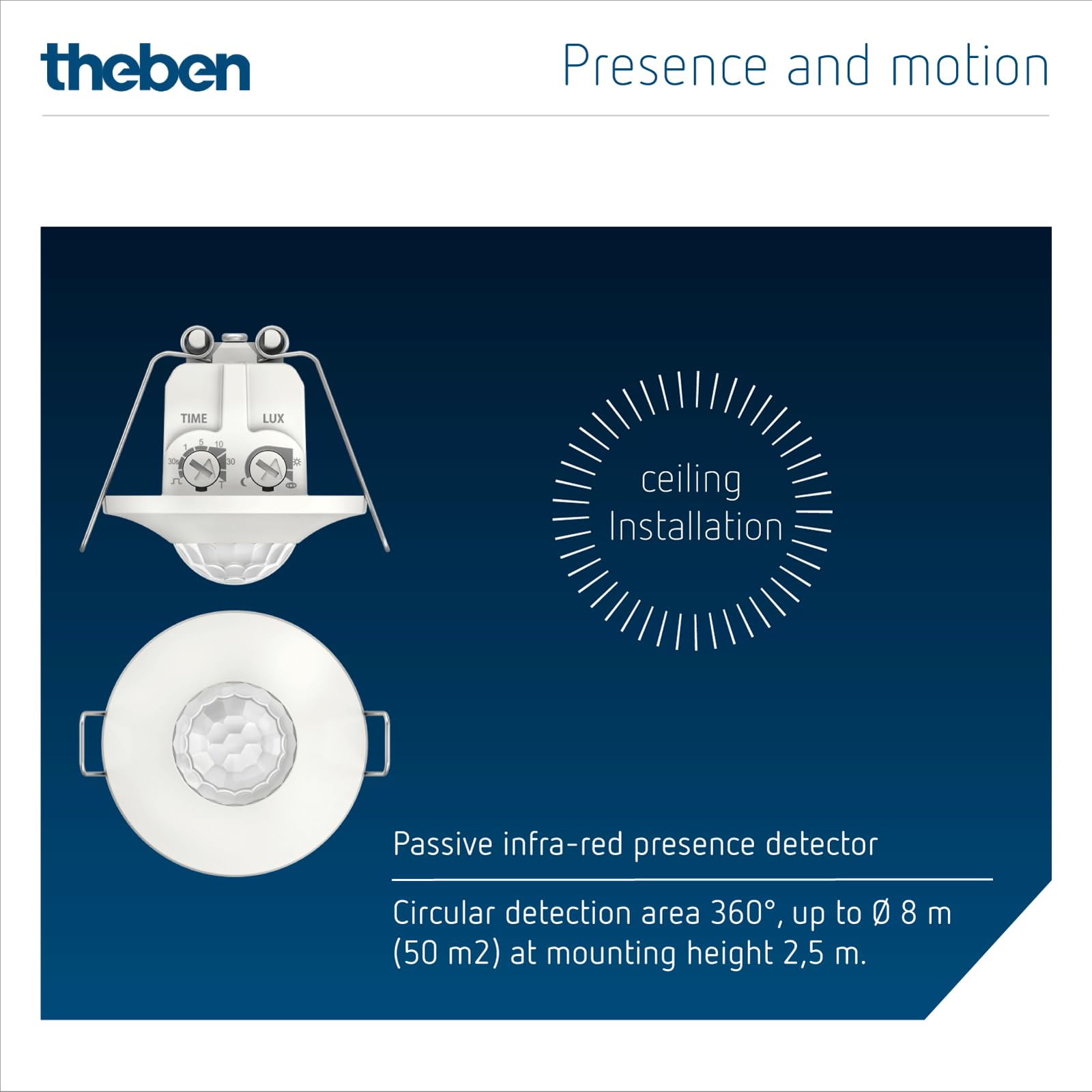 DETECTOR thepiccola S360 - 100 White - High Precision Detection Device for Security & Industrial Use