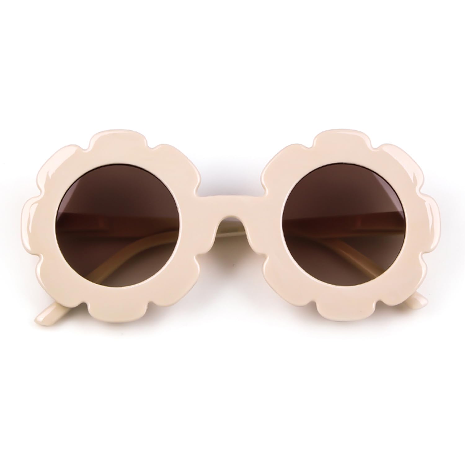 **ADE WU Kids Sunglasses – Round Flower Cute UV 400 Protection Glasses for Boys & Girls – Perfect for Outdoor Play, Beach, and Summer Activities**
