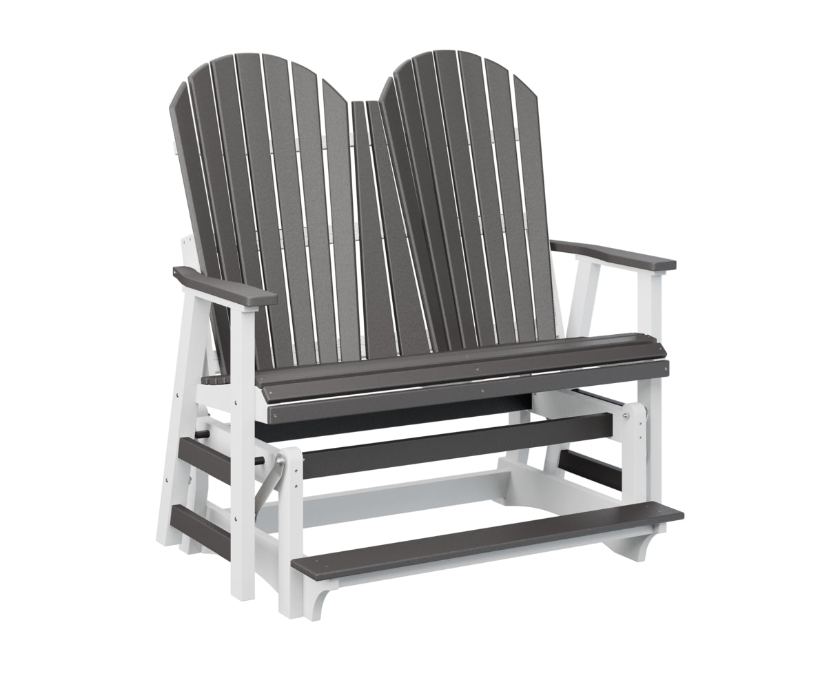 Berlin Gardens ComfoBack Double Counter Glider - Outdoor Patio Swing Bench for Porch, Garden, Deck & Backyard Relaxation