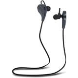 Forever Sports Bluetooth Earphones BSH 100 - Wireless Sweatproof Headphones for Running, Gym & Workout - Black (Ideal for Fitness, Jogging & Outdoor Activities)