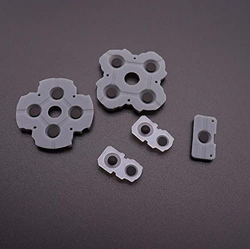 Replacement Silicone Rubber Conductive Pad & Full Set Joystick Buttons for Sony PS5 Controller - Includes D-Pad, R1 L1 R2 L2 Triggers, Bumpers, Direction Keys & ABXY Buttons (Luminous) - Perfect for Gaming, Controller Repair & DIY Maintenance