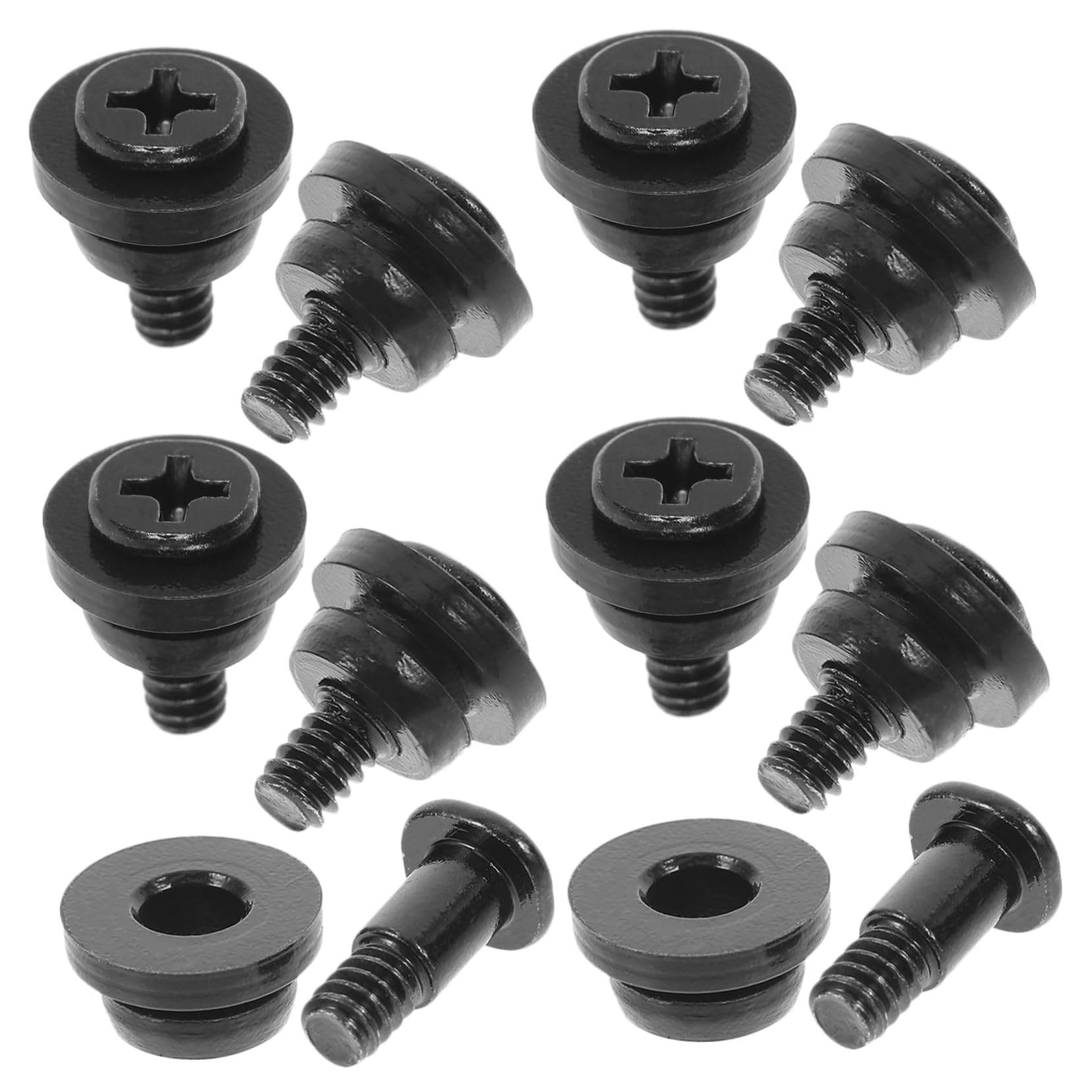 KICHOUSE 50 Pcs Hard Drive Damping Screws - Vibration Absorbing Screws for HDD/SSD Mounting - Computer Case & Hard Disk Drive Installation - Ideal for PC Builds, Servers & Data Centers