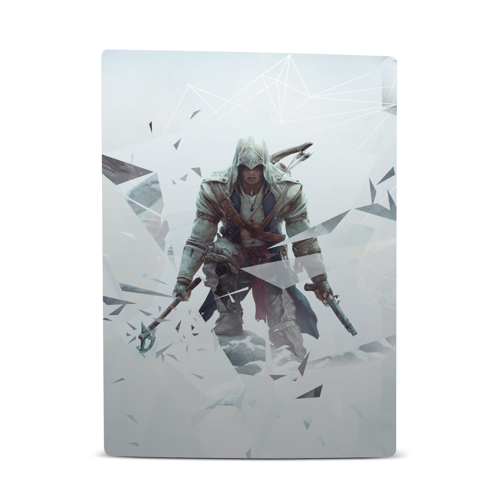 Officially Licensed Assassin's Creed Connor III Vinyl Skin Decal for Sony PS5 Digital Edition - Protective Gaming Cover with Premium Graphics - Perfect for Gamers & Collectors