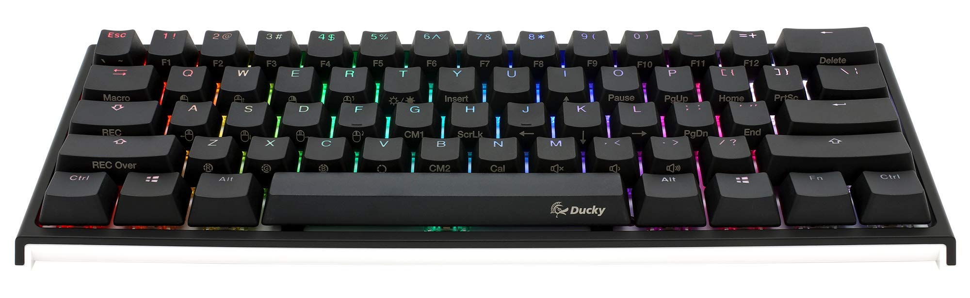 Ducky One 2 Mini 60% RGB Mechanical Keyboard with Gateron Yellow Switches - Perfect for Gaming, Typing & Programming (Compact Design for Small Desks)