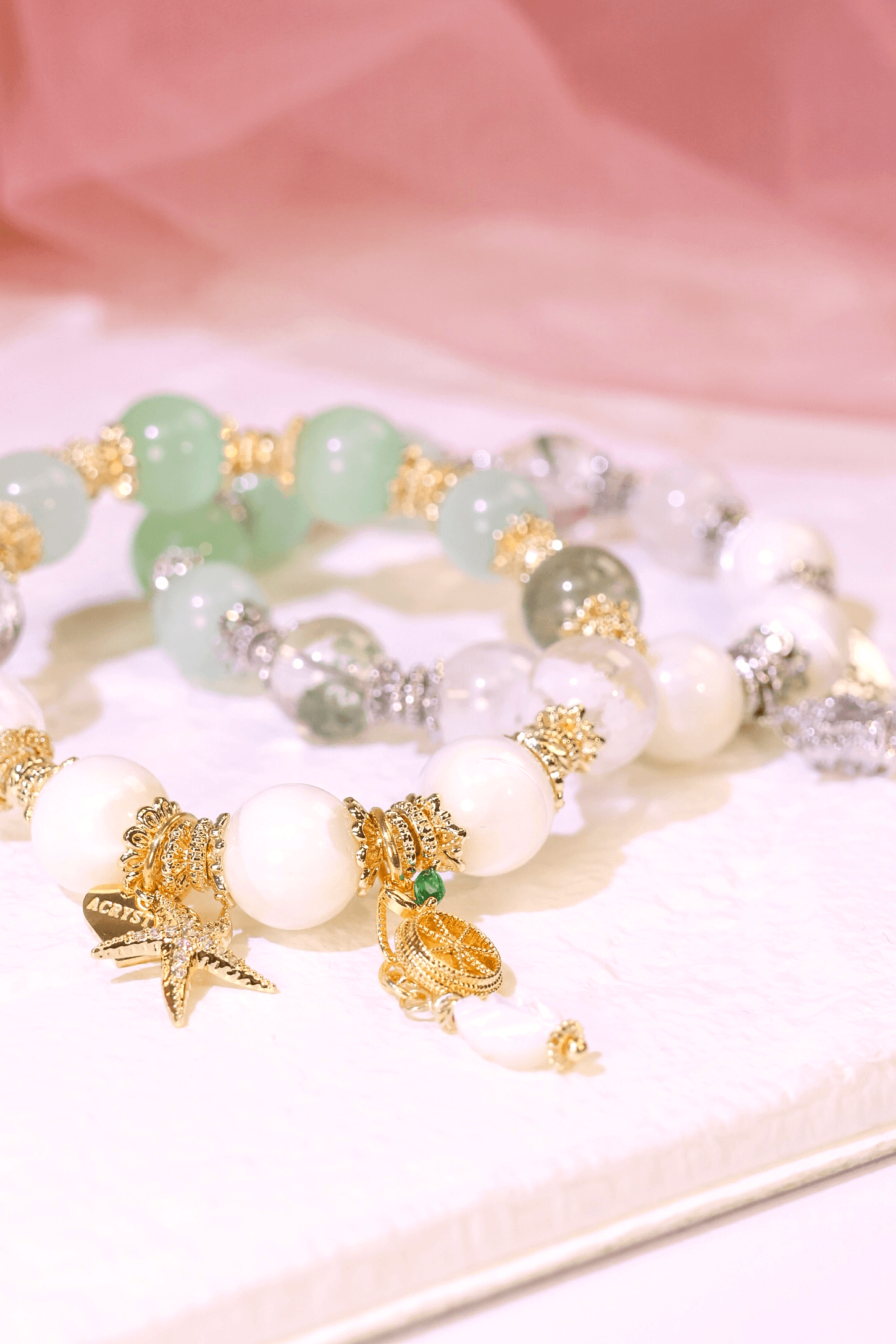 Seaside Chic Minty Mojito Bracelet - Stylish Beaded Jewelry for Women, Perfect for Beach Vacations & Summer Outfits | Gift Idea for Her