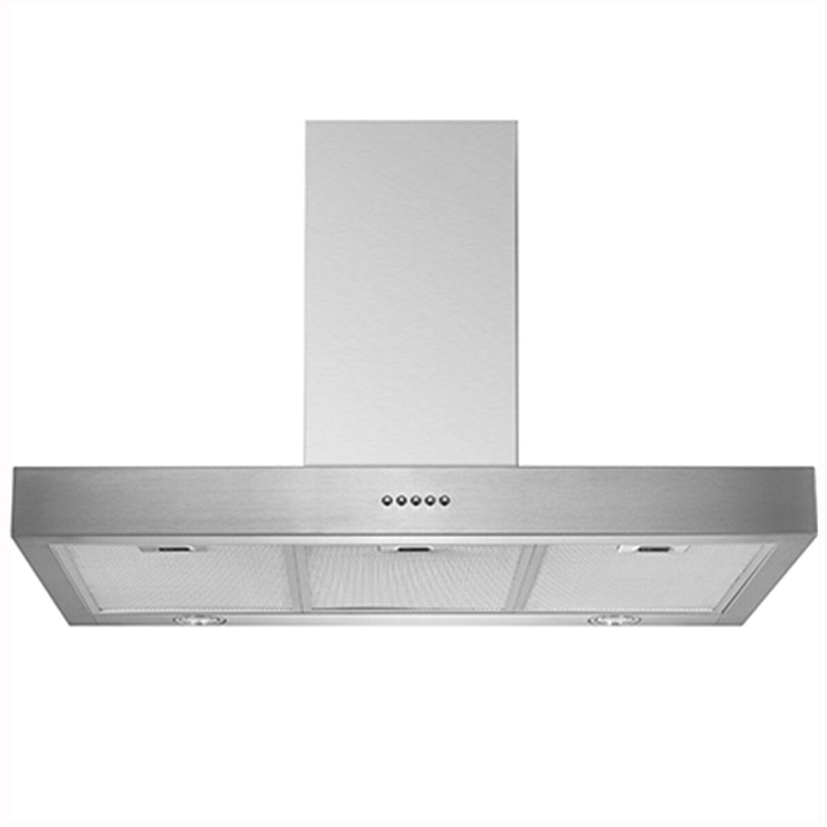 Schweigen 90cm Wall Mount Range Hood - Stainless Steel TSH 900 | Powerful Kitchen Exhaust Fan for Smoke & Odor Removal | Perfect for Modern Home Cooking & Grilling