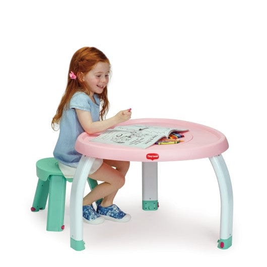 Tiny Princess Tales Stationary Activity Center - Kids Learning & Play Desk for Writing, Drawing & Crafts | Perfect for Home, Classroom & Preschool