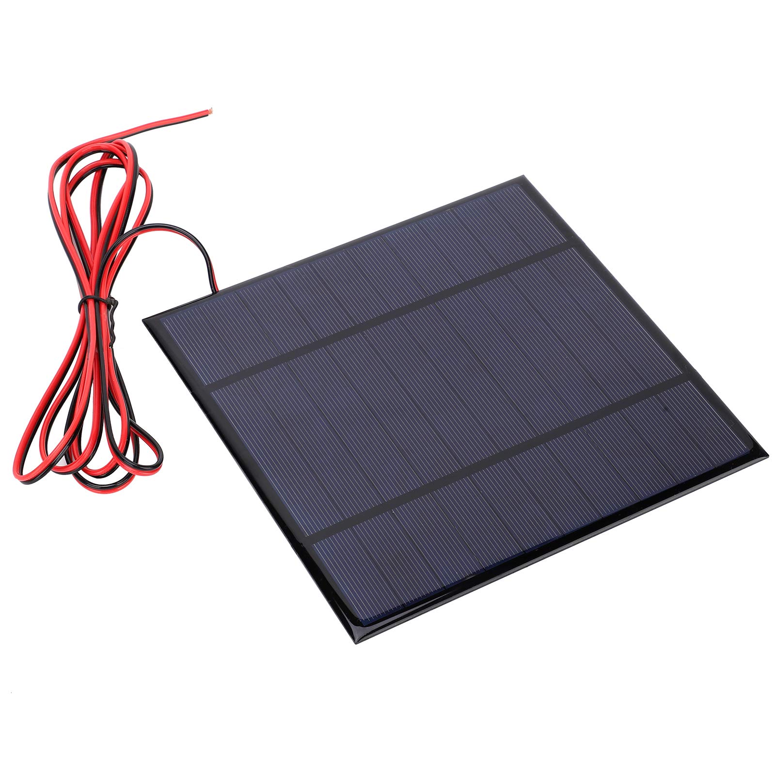 5V 4.5W Mini Solar Panel - 165x165mm Polysilicon Solar Charger with 78.7in Cable for Outdoor Camping, RV, Boat & Garden Lighting - Waterproof Epoxy Board (6.45x6.45in)