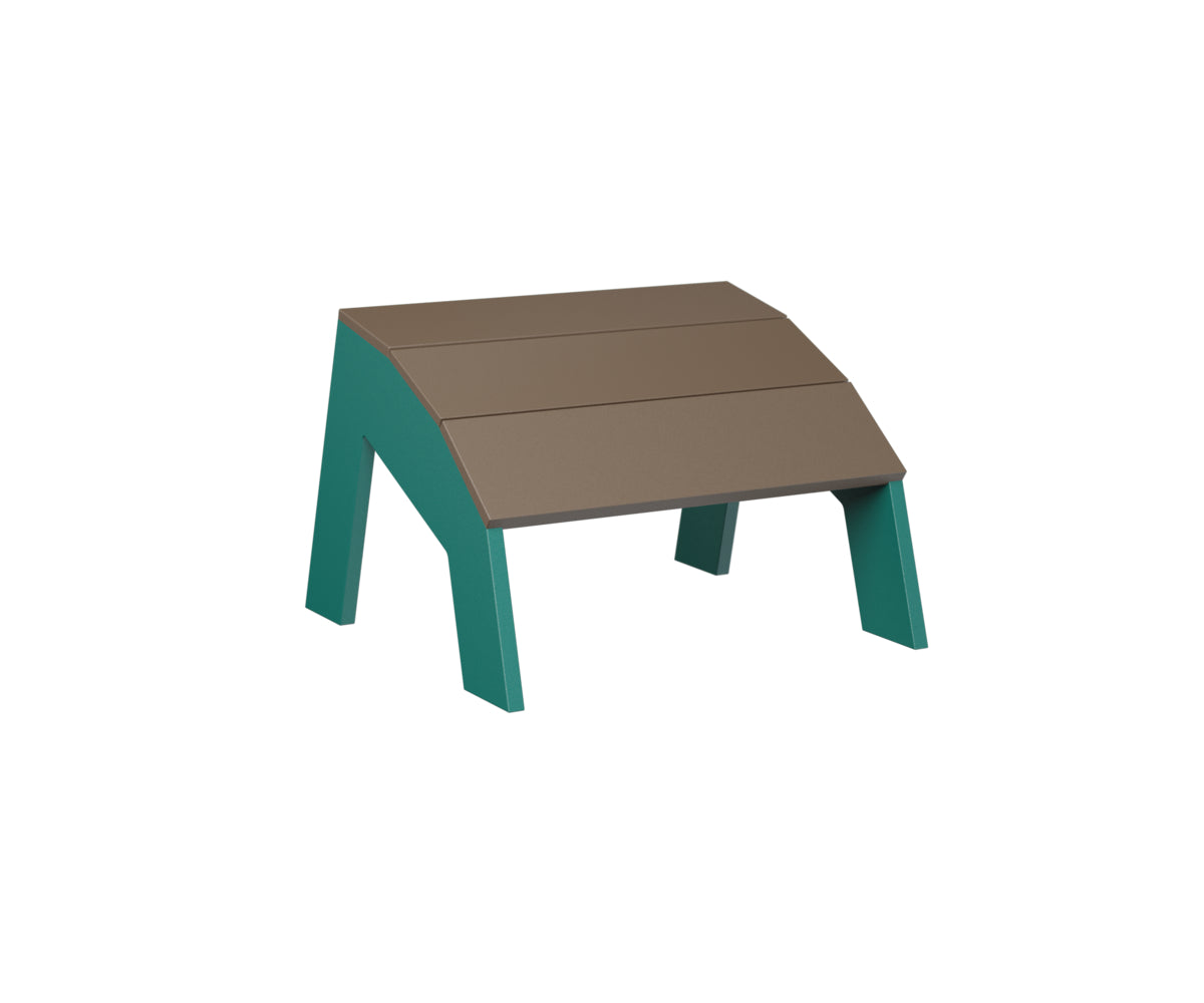 Berlin Gardens Nordic Adirondack Footstool - Outdoor Patio Furniture, Solid Wood Footrest for Garden, Deck & Poolside Relaxation