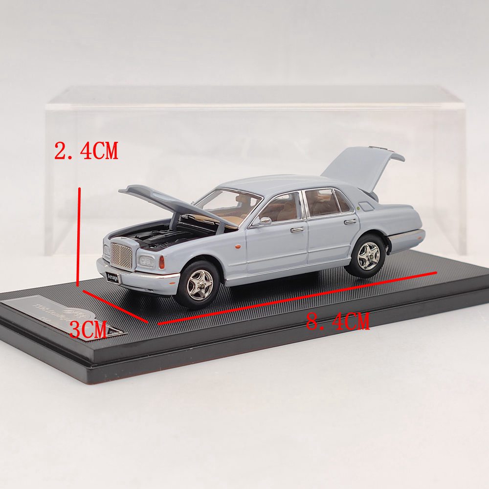 GFCC TOYS 1:64 Scale 1998 Bentley Arnage Sky Blue Diecast Car Model - Limited Edition Collectible Toy, Perfect Gift for Car Enthusiasts & Display for Home/Office Decor