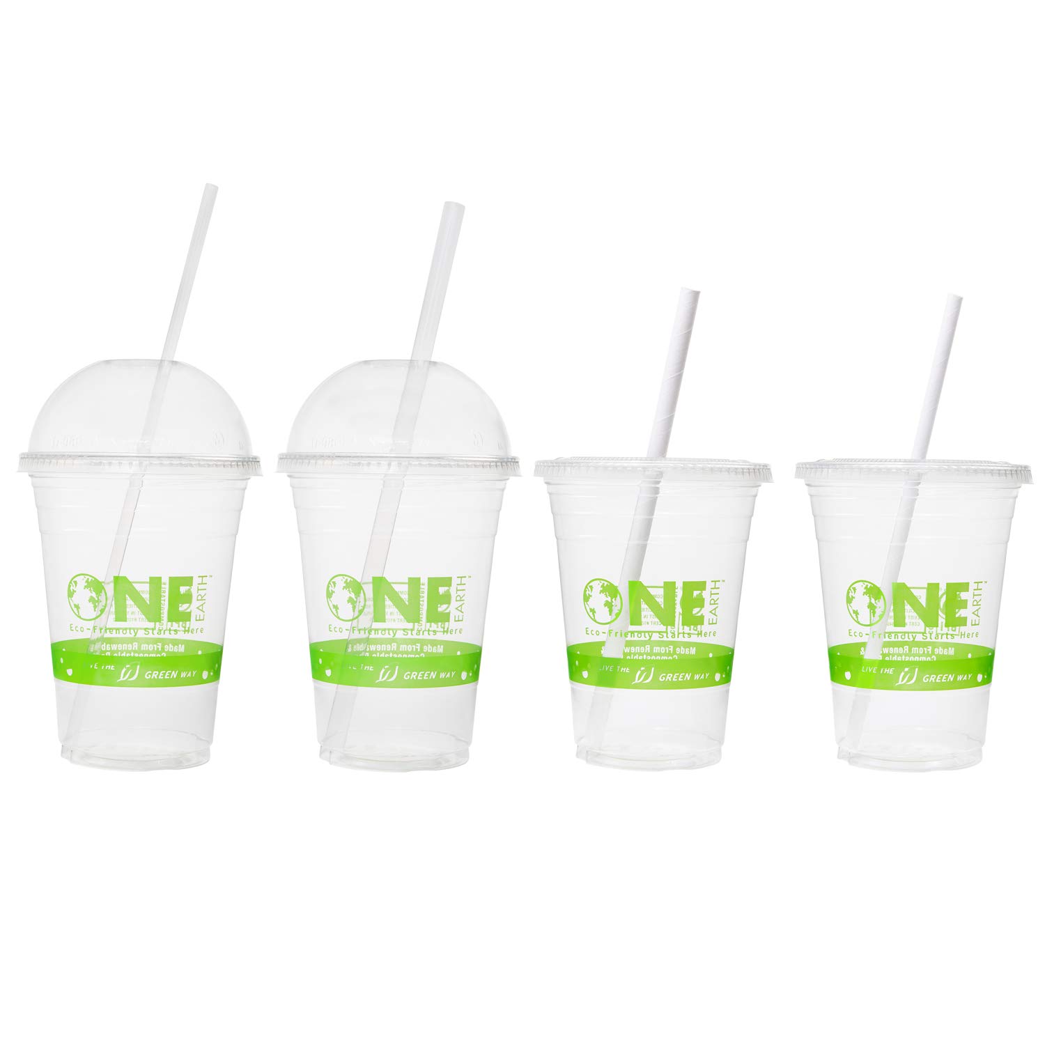 Karat Earth KE-KC16G 16 oz 100% Compostable PLA Cups (1000 Count) - Eco-Friendly Disposable Cups for Parties, Coffee Shops & Restaurants