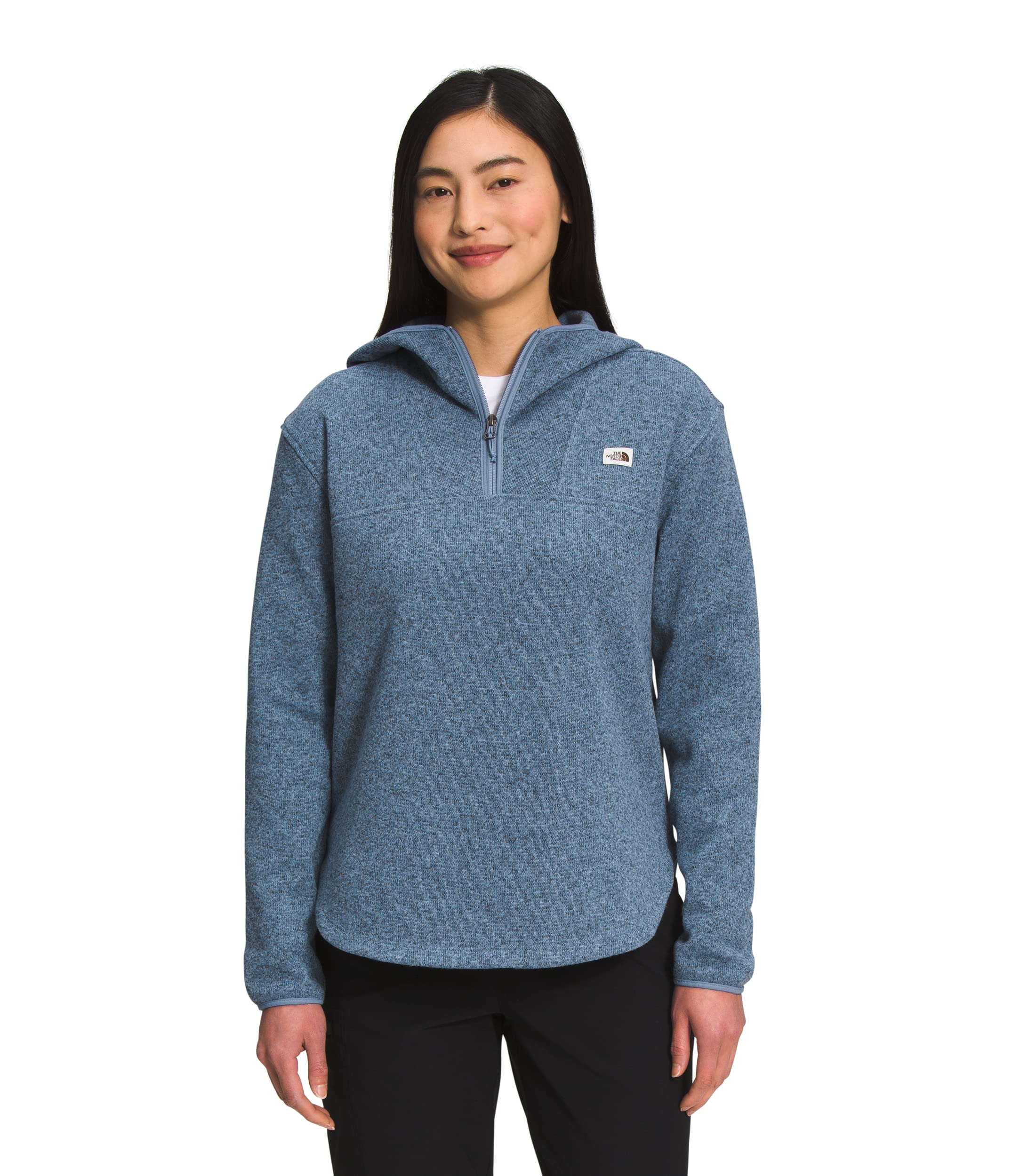 The North Face Women's Crescent Popover Hoodie - Lightweight Fleece Pullover for Hiking & Outdoor Activities | Water-Resistant & Comfortable for Travel, Camping & Everyday Wear