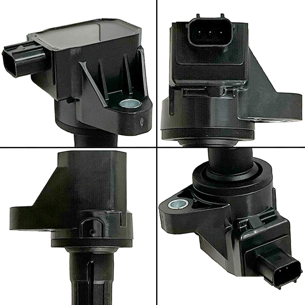 4Pcs 30520-55A-005 Ignition Coil Packs Compatible with Honda Jazz GF Hatchback 1.5L (GK5) L15A/L15Z2/L15Z5 Engine - 2014-2021 Models - Improve Engine Performance & Fuel Efficiency for Smooth Driving