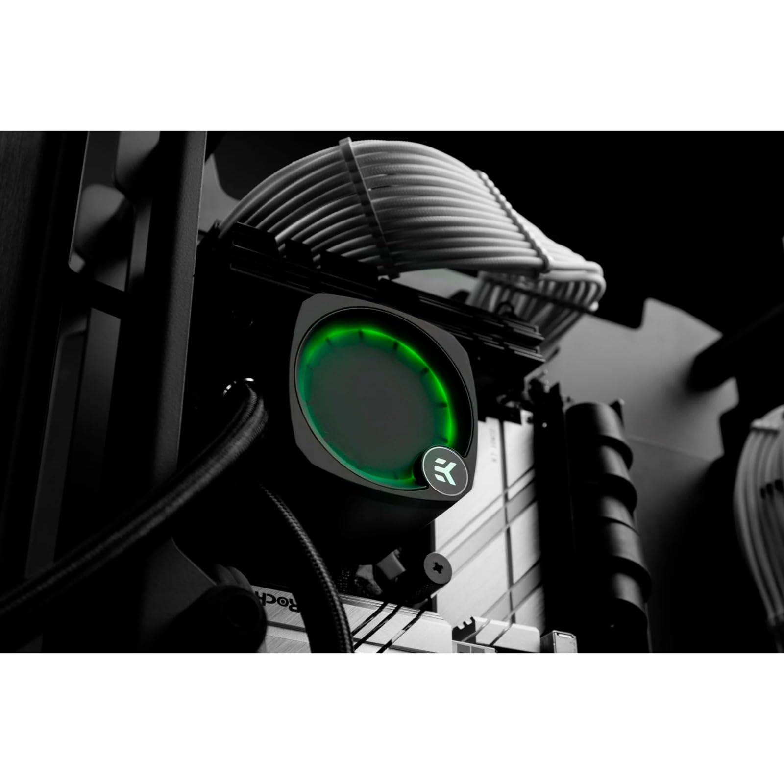 EK Nucleus AIO CR240 Liquid CPU Cooler - 240mm All-in-One Water Cooling System with EK FPT Fans, Compatible with Intel & AMD Processors - Perfect for Gaming PCs and High-Performance Workstations