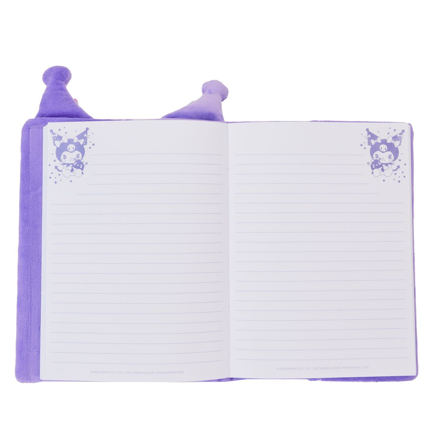 Loungefly Sanrio Kuromi Cosplay Plush Journal - Cute Stationery for Anime Fans, Kawaii Gift Idea for Girls & Teens - Perfect for School, Travel, and Collectors