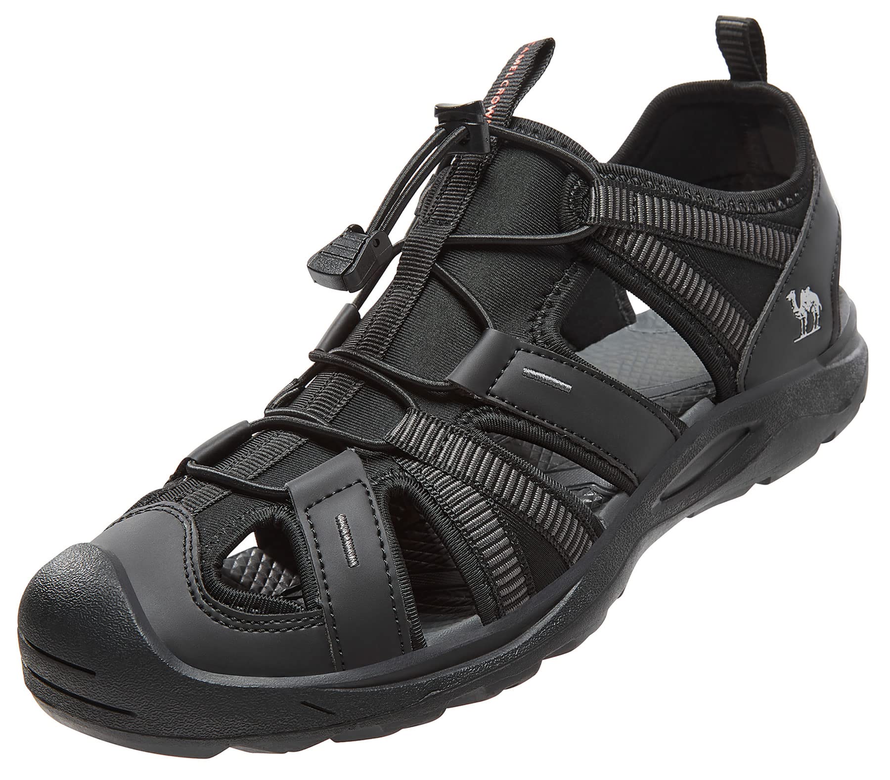 CAMEL CROWN Men's Waterproof Hiking Sandals with Closed Toe - Non-Slip Athletic Sport Sandals for Summer, Beach, Water & Outdoor Activities - Perfect for Hiking, Camping, Fishing and Water Sports