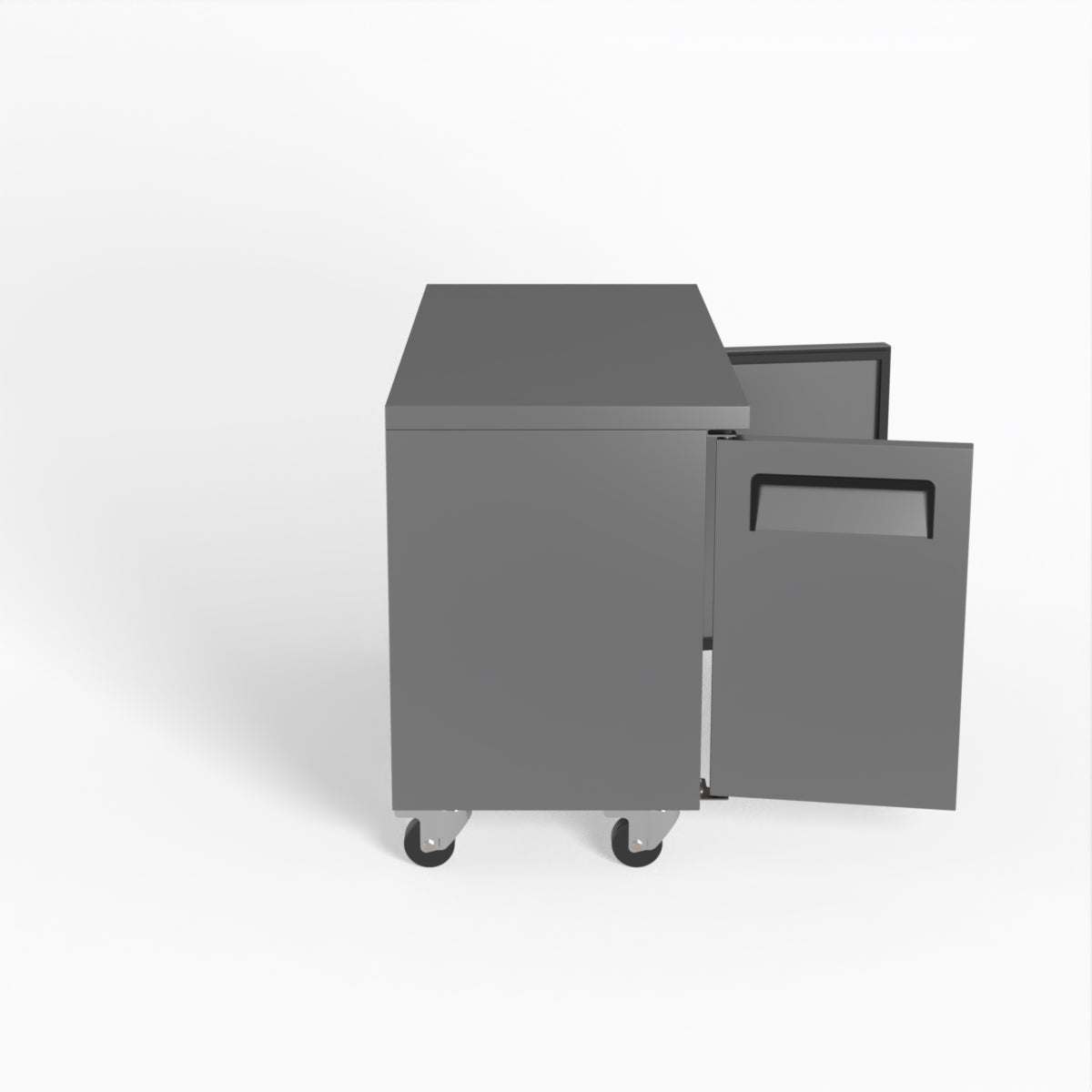 AG 2-Door Commercial Worktop Freezer with Under Bench Design - 600mm Depth for Restaurants, Cafes & Catering Businesses