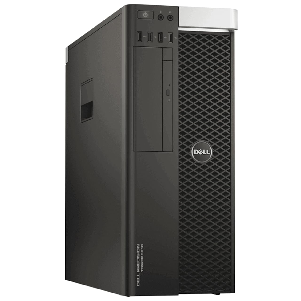 Refurbished Dell Precision T5810 Workstation - Intel Xeon E5-1650 v3 3.5GHz 6-Core CPU, 64GB DDR4 RAM, 256GB SSD, NVIDIA NVS310 GPU, Win 10 Pro | Powerful Desktop Computer for CAD, Video Editing & 3D Rendering
