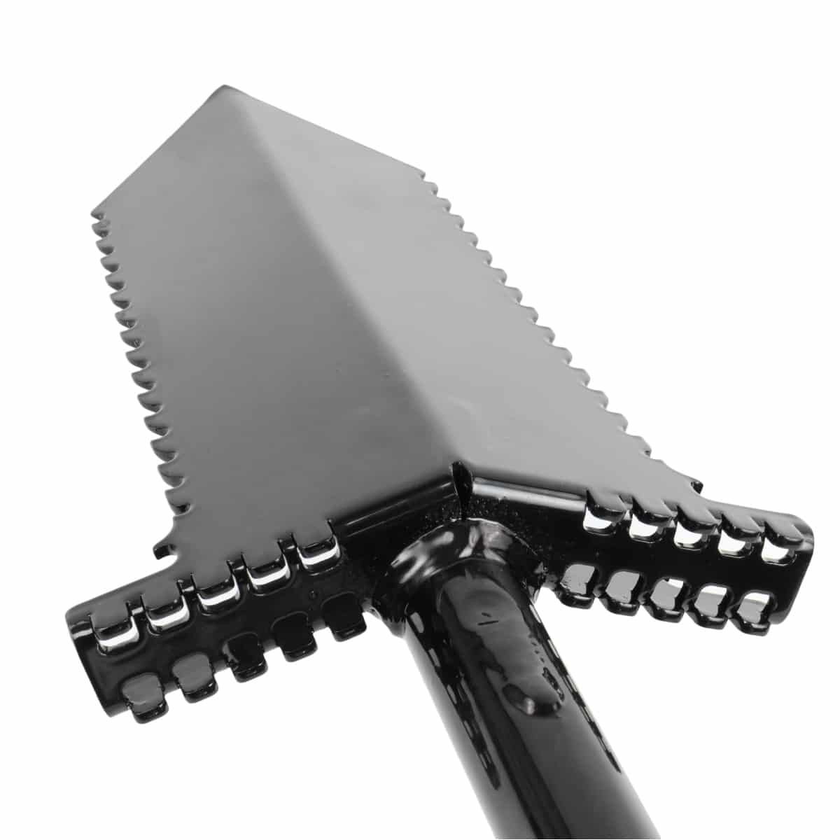 Anaconda NX 6 36-Inch Tempered Steel Shovel with Double Serrated Blade & Foot Pegs - Heavy Duty Digging Tool for Camping, Gardening, and Outdoor Survival