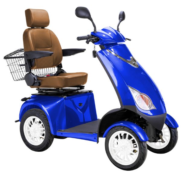 Premium Platinum Bariatric 4-Wheel Mobility Scooter for Heavy Adults - Heavy Duty Electric Wheelchair for Indoor & Outdoor Use - Ideal for Shopping, Travel, and Daily Mobility Assistance
