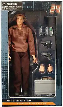 24: JACK BAUER Diamond Select Action Figure (2007 Edition) - Perfect for TV Show Collectors and Die-Hard 24 Fans