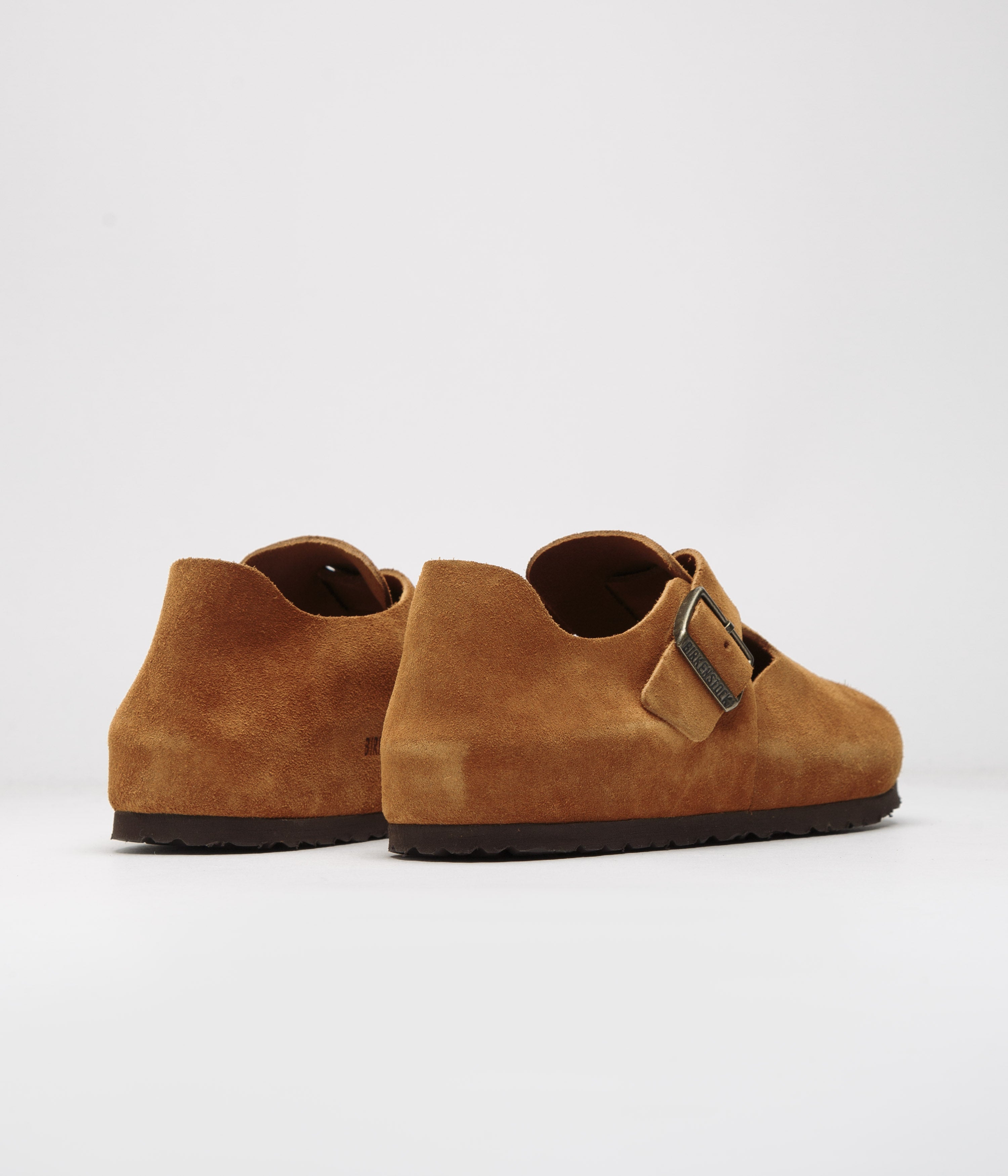 Birkenstock Narrow London Shoes for Women - Comfortable Mink Suede Sandals for Casual Wear & Everyday Use