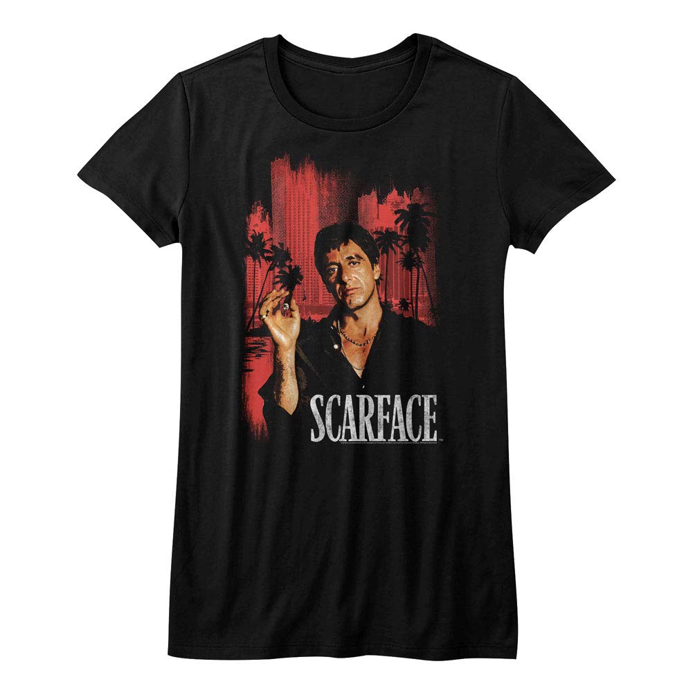 Scarface 1980s Gangster Movie Vintage T-Shirt - Classic Al Pacino Crime Film Graphic Tee for Men & Women - Perfect for Movie Nights, Cosplay & Retro Fashion
