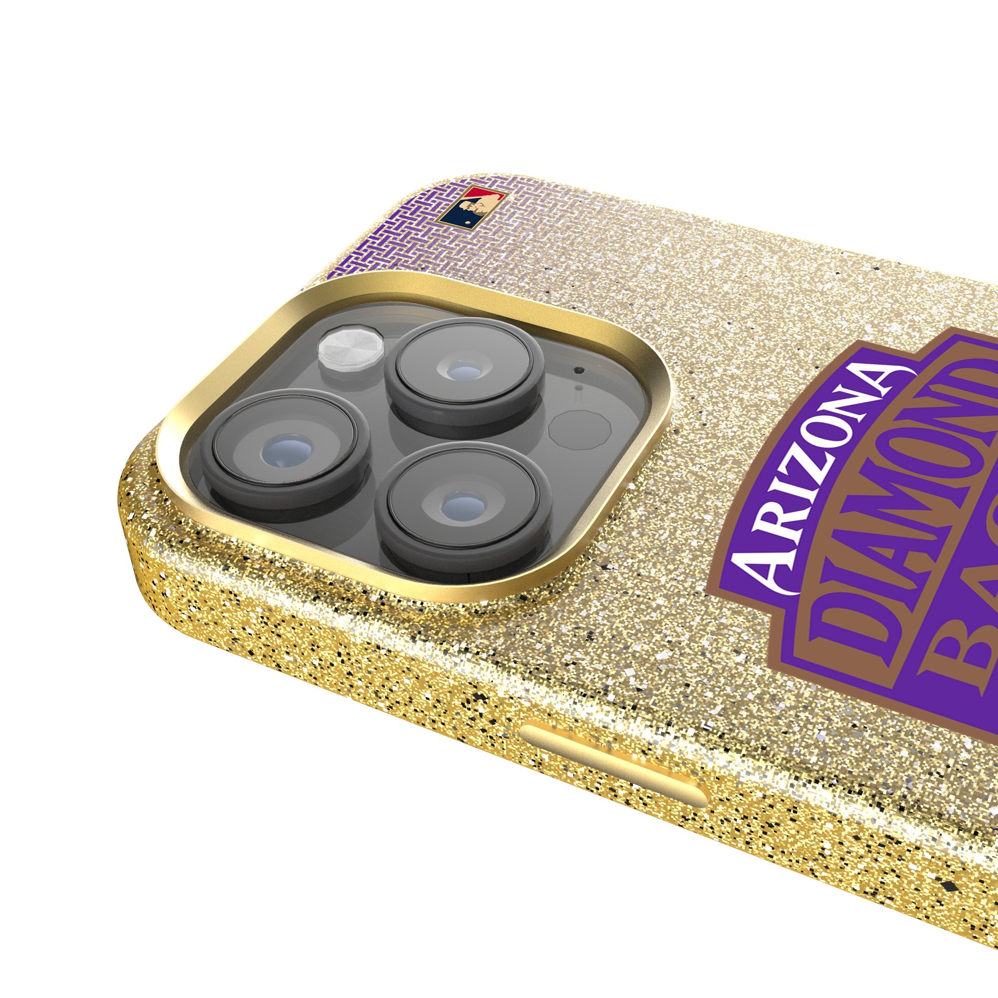 Arizona Diamondbacks 1999-2006 Cooperstown Collection Linen Bling Phone Case for iPhone 14/13/12/11 Pro Max - Stylish Baseball Team Design for Fans & Game Days