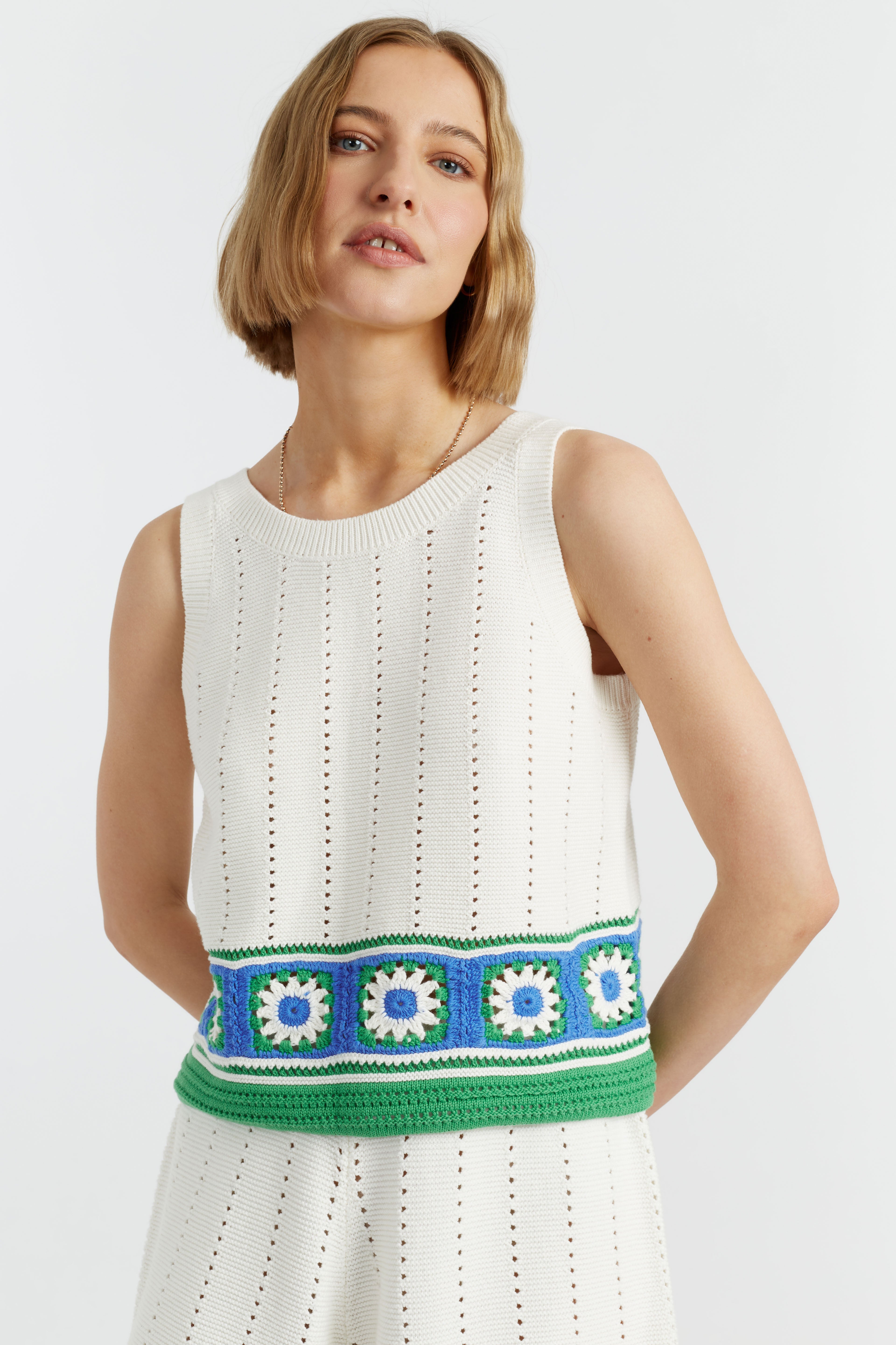 Handmade Cotton Crochet Vest for Women - Soft & Comfortable Summer Boho Style - Perfect for Beach, Festival, and Casual Outfits