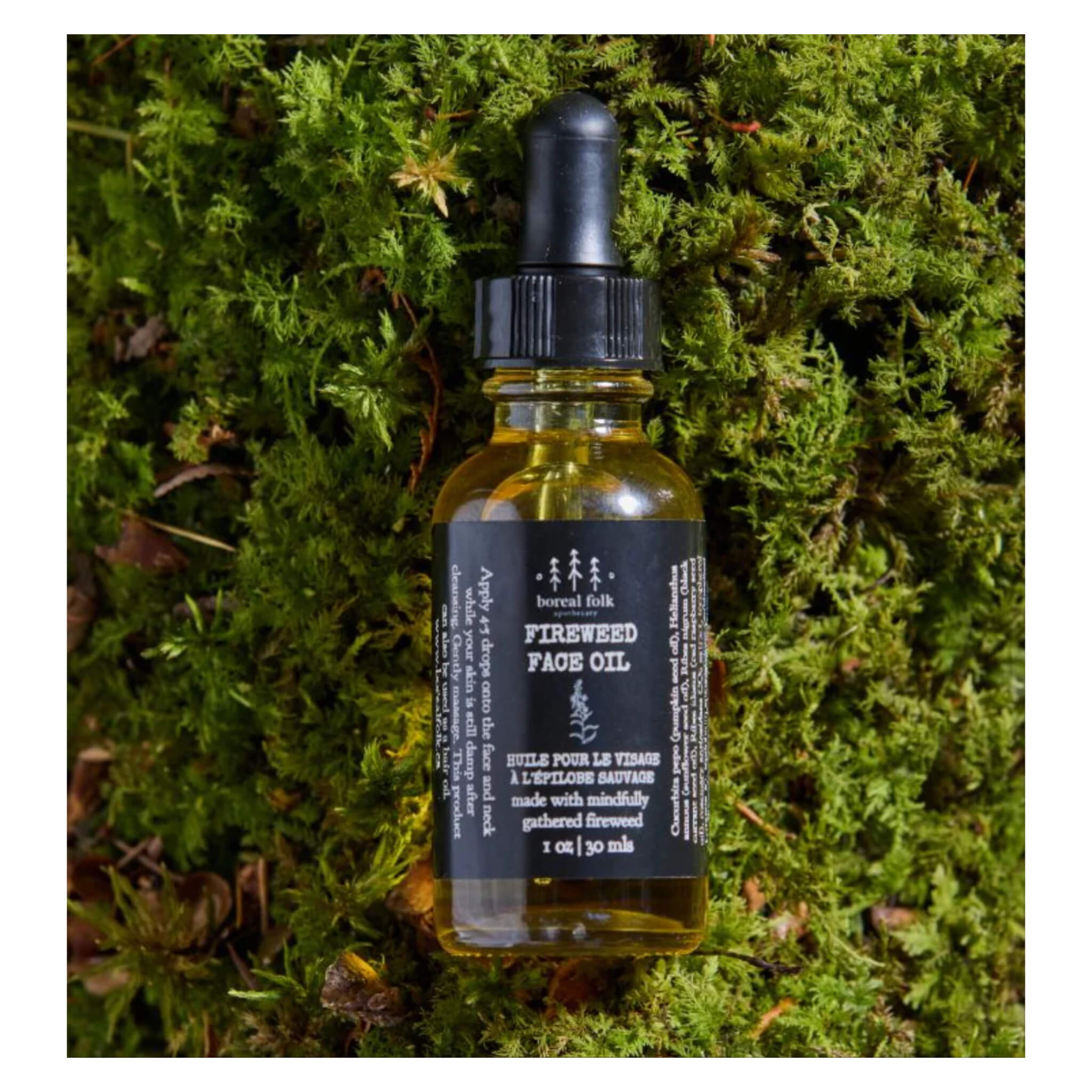 Organic Fireweed Face Oil for Glowing Skin - Hydrating & Anti-Aging Facial Treatment for Dry, Sensitive Skin | Day & Night Moisturizer for Women & Men